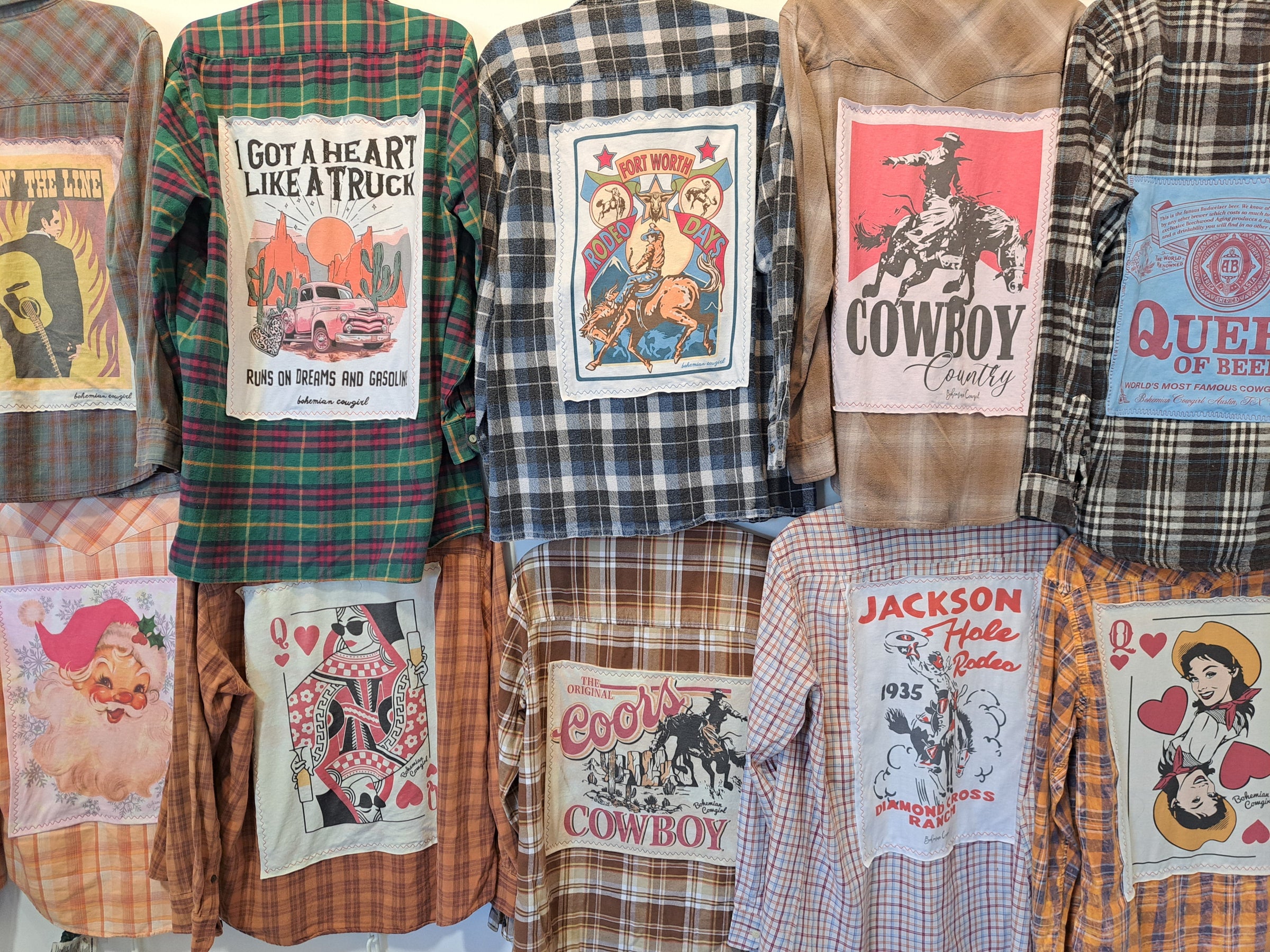 Vintage Patch Flannels