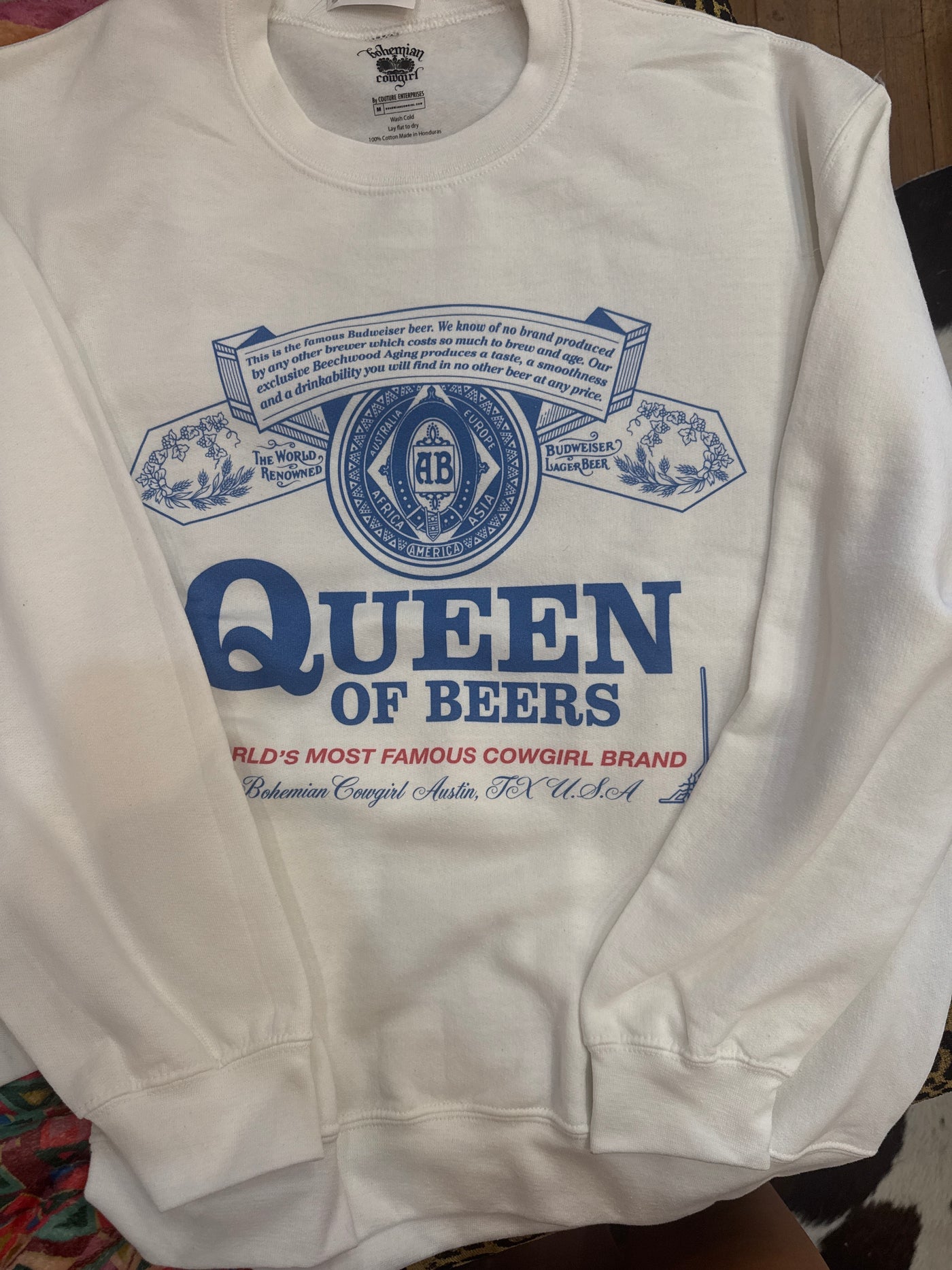 QUEEN OF BEERS SWEATSHIRT