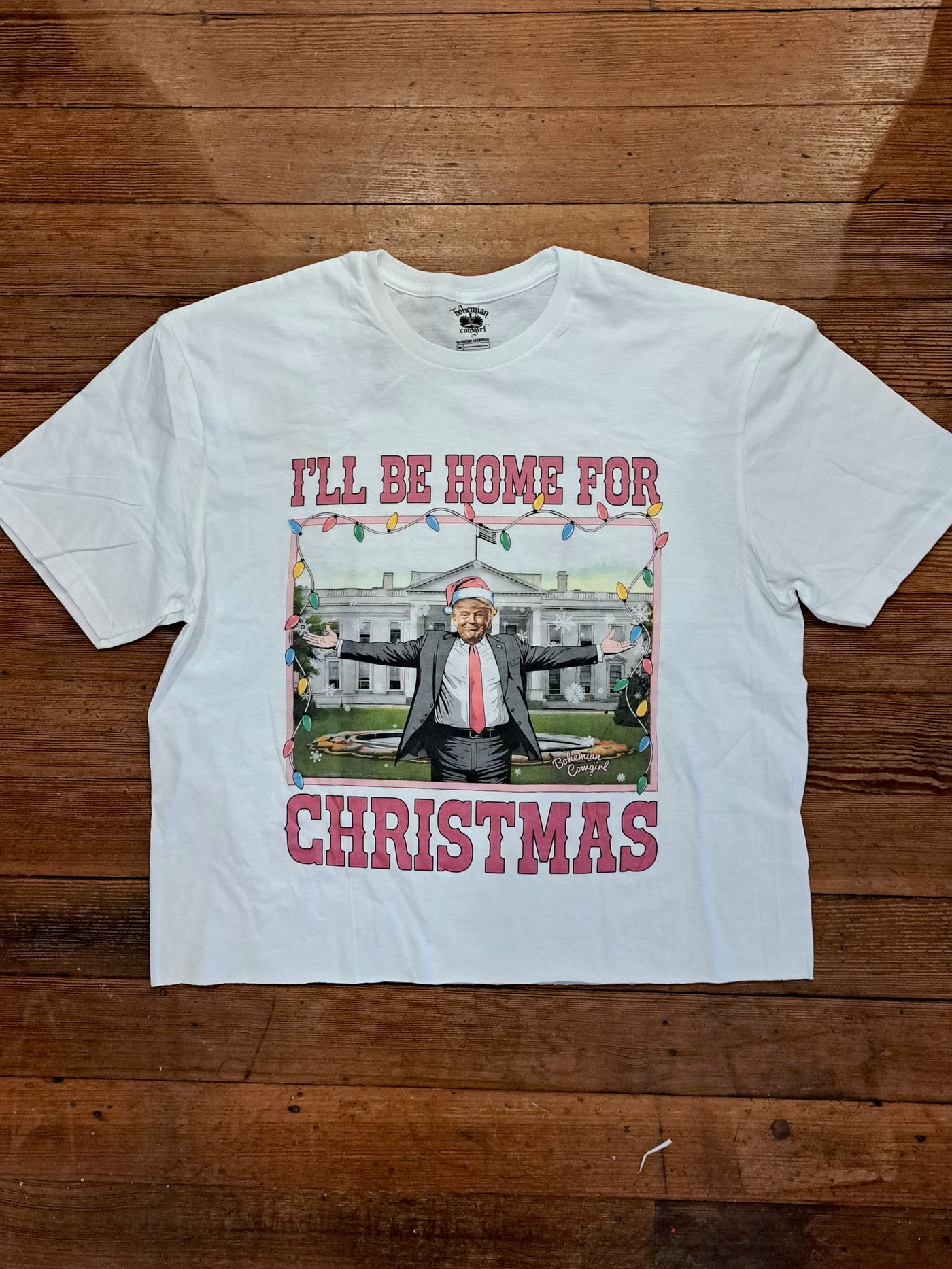 Trump I'll Be Home for Christmas T-Shirt