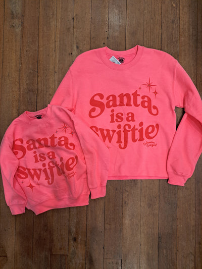 Santa is a Swiftie Sweatshirt Kids