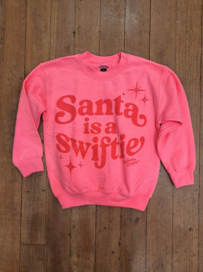 Santa is a Swiftie Sweatshirt Kids