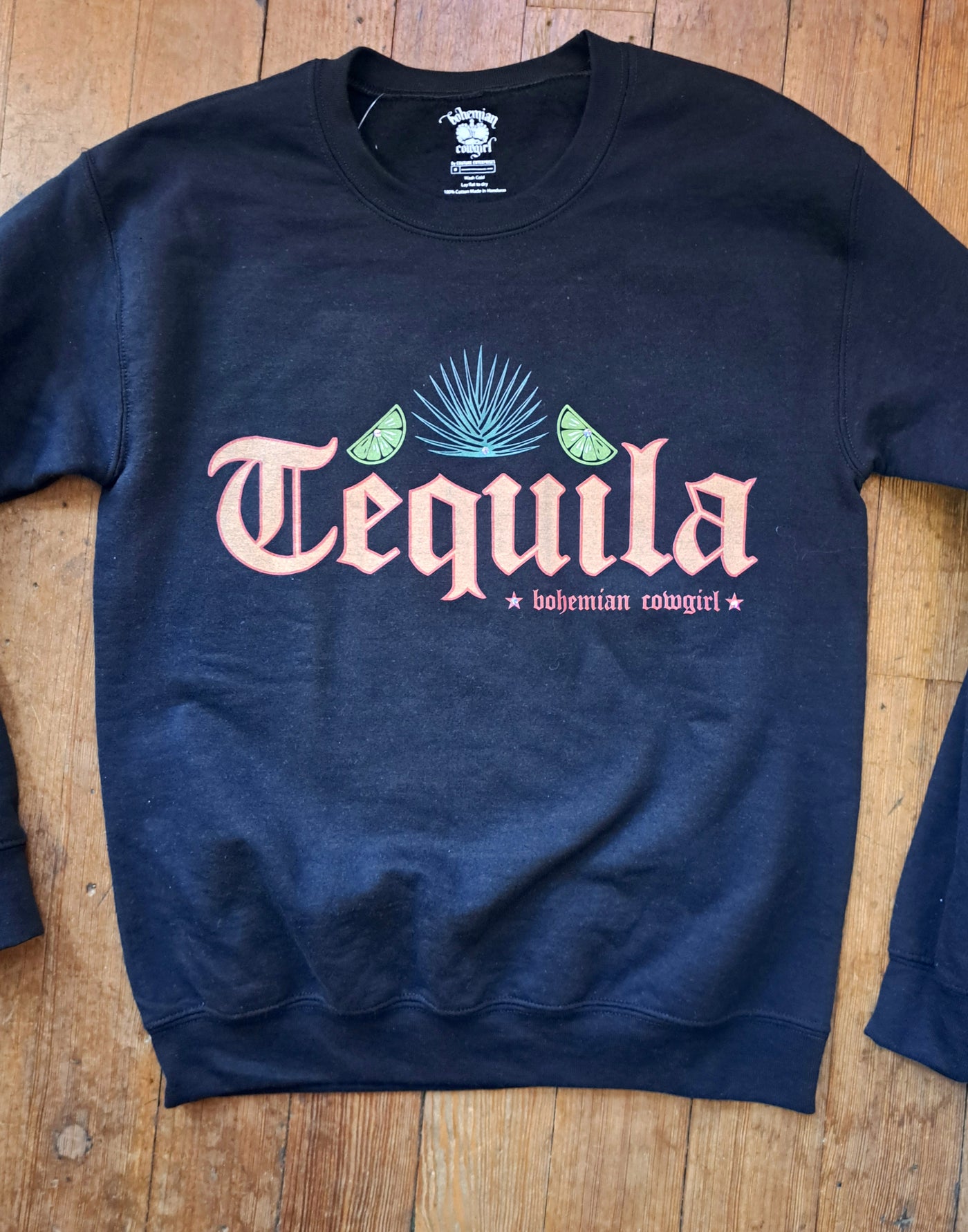 Tequila Bling Black Sweatshirt