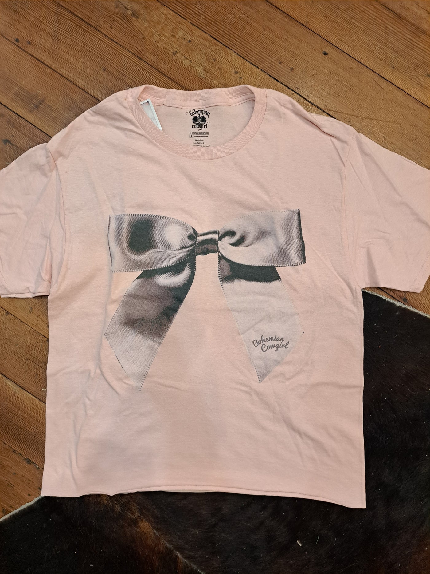 Greyscale Bow T-Shirt