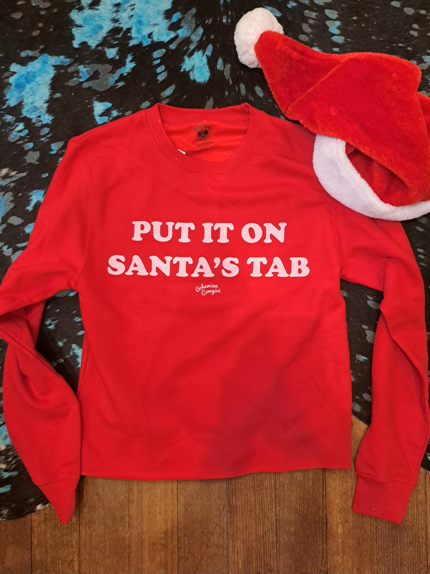 Put it on Santa's Tab Sweatshirt