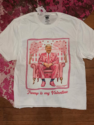 Trump in a Pink Suit Valentine T-Shirt