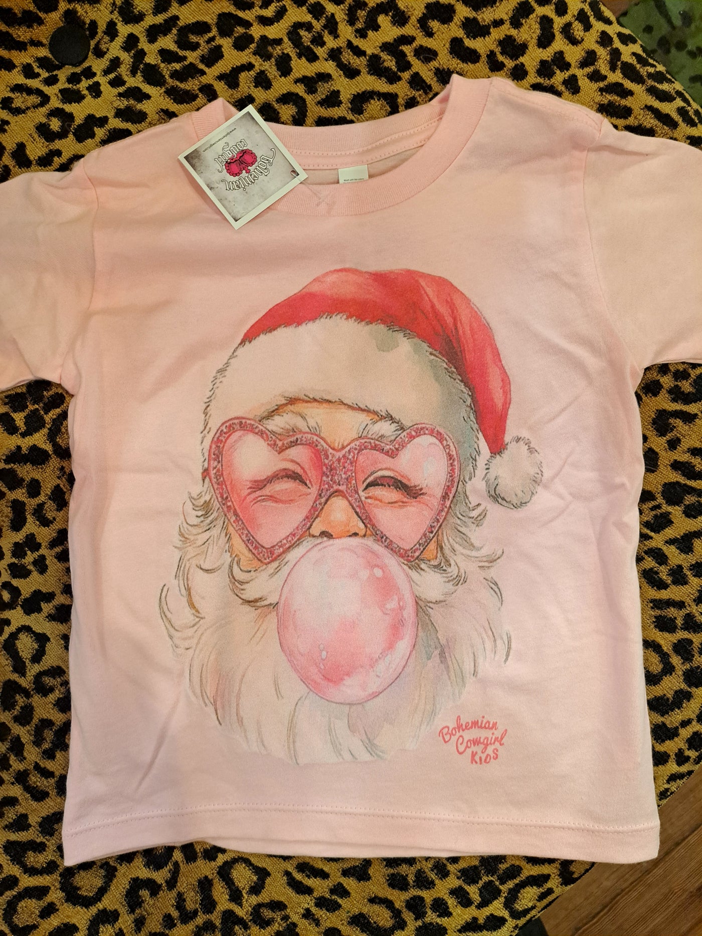 Bubblegum Santa Kids T-Shirt