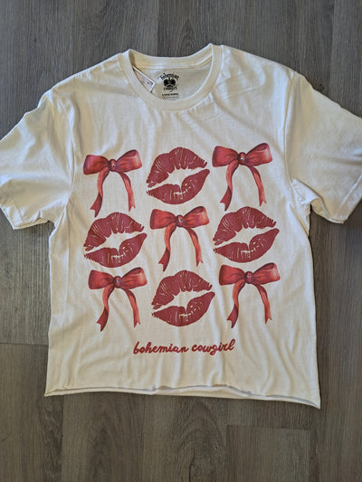 Lips & Bows Valentine's T-Shirt