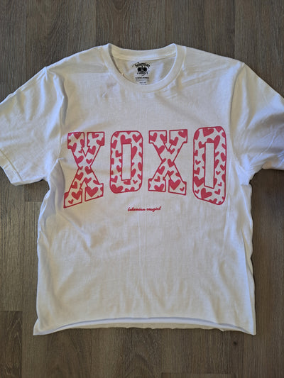 XOXO White Valentine's Day T-Shirt