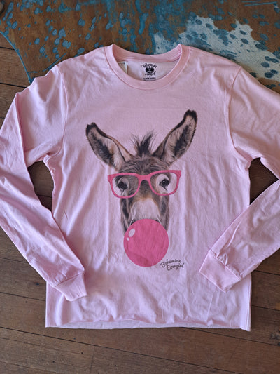 Bubblegum Donkey Long Sleeve Shirt