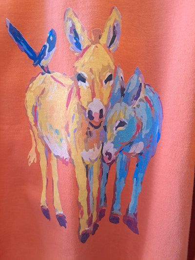 Watercolor Donkey Sweatshirt