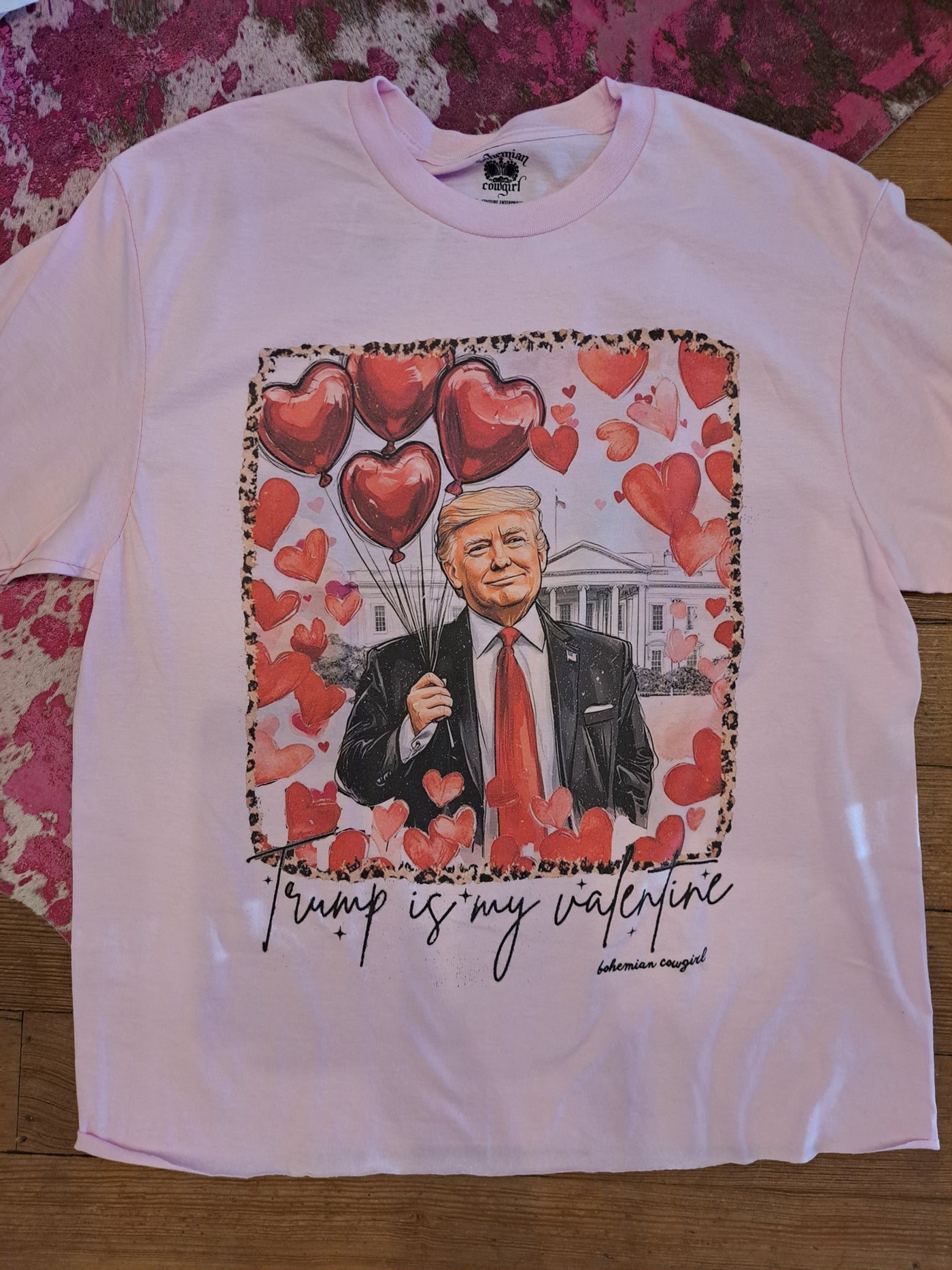 Trump Valentine Heart Balloons T-Shirt