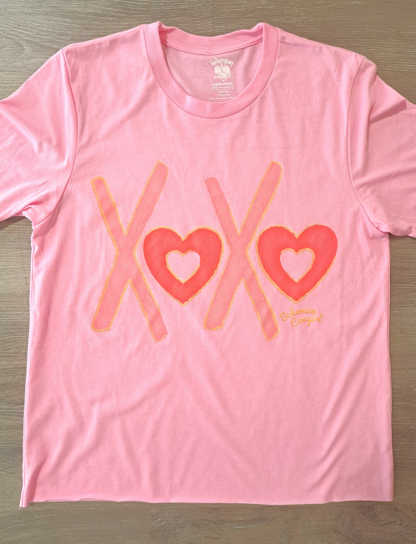 XOXO Hearts Pink Valentine T-Shirt