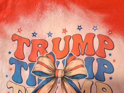 Trump Bleached Bow T-Shirt