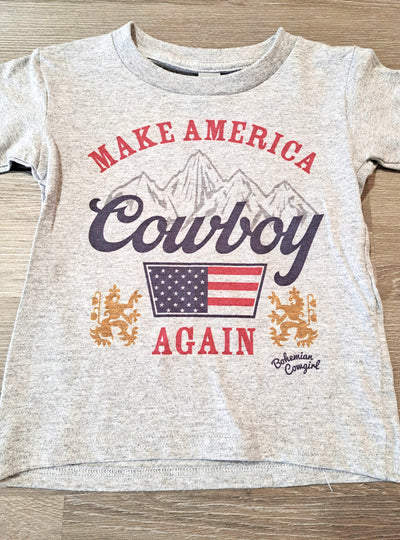 Make America Cowboy Again Kids T-Shirt