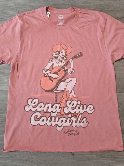 Long Live Cowgirl Pinup T-Shirt