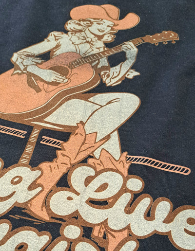 Long Live Cowgirl Navy Pinup Sweatshirt