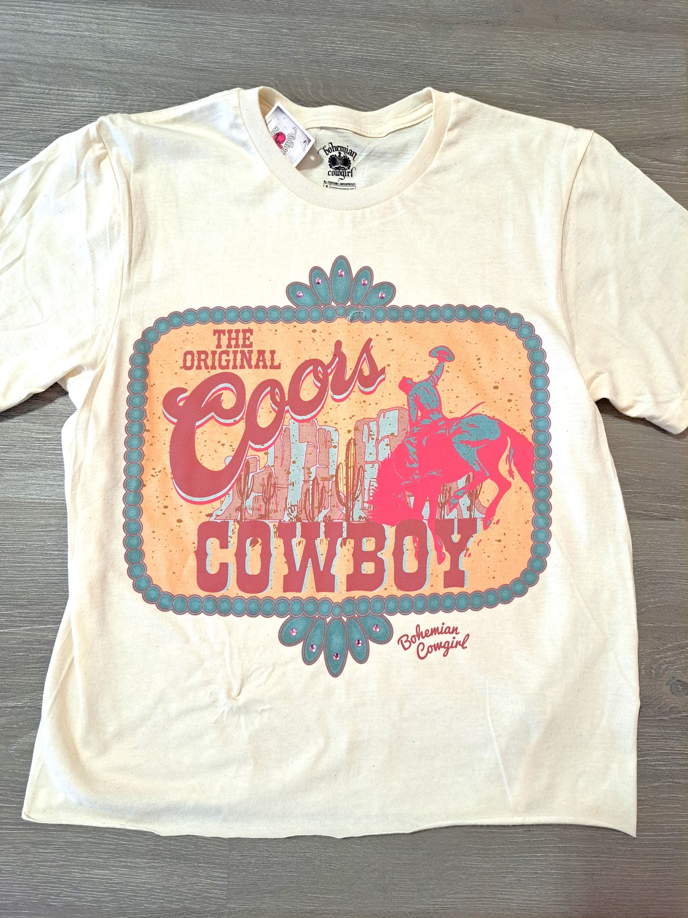 Coors Cowboy Framed Ivory T-Shirt