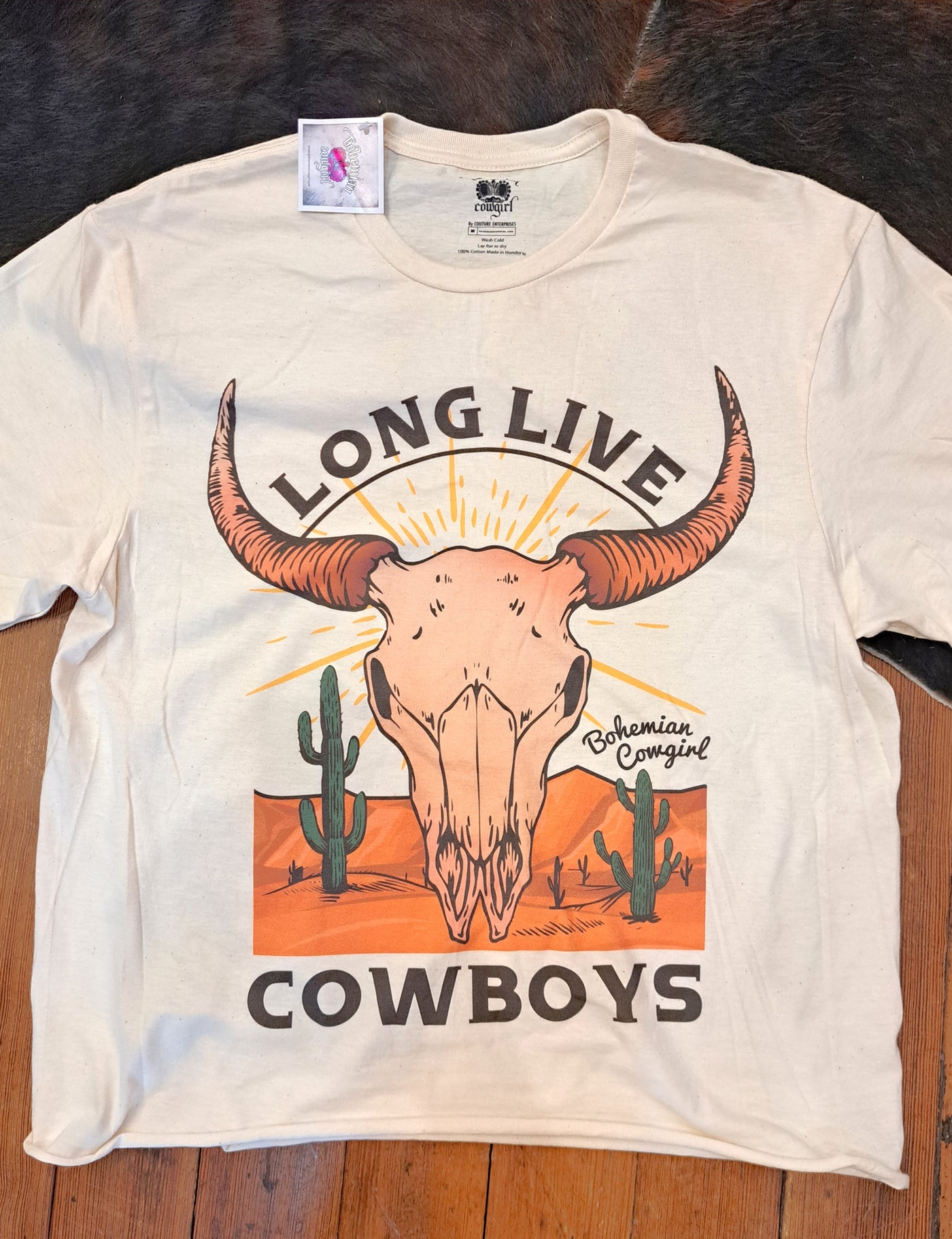 Long Live Cowboys Skull T-Shirt