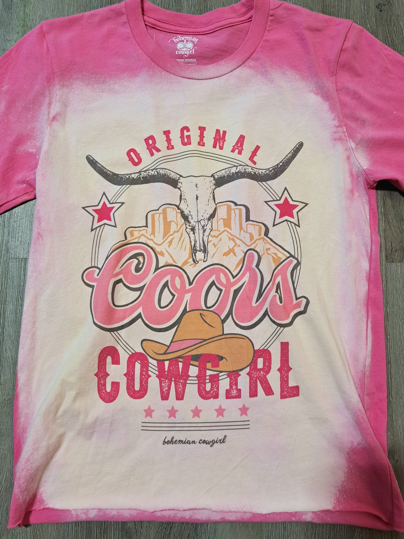 Original Coors Skull Bleached T-shirt