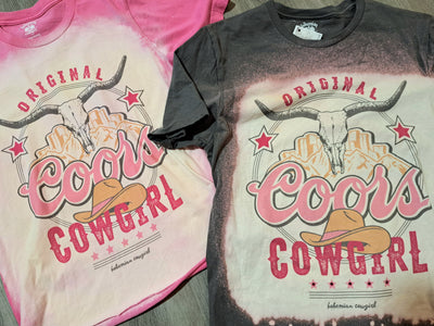 Original Coors Skull Bleached T-shirt