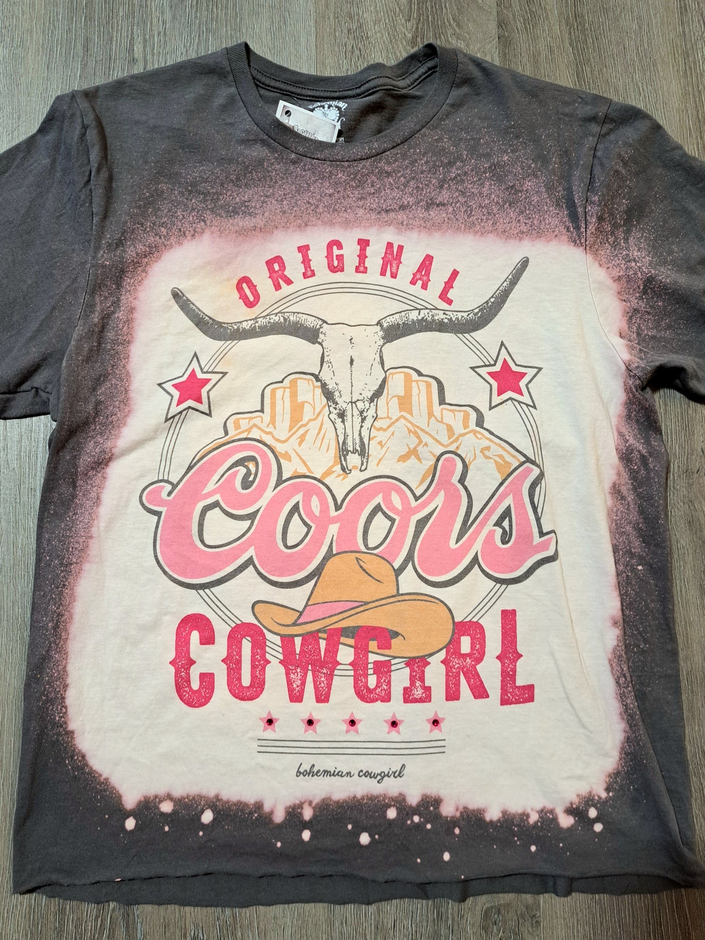 Original Coors Skull Bleached T-shirt