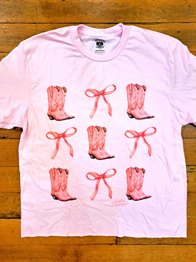 Pink Bows & Pink Boots T-Shirt