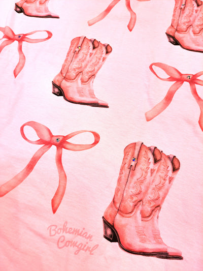 Pink Bows & Pink Boots T-Shirt