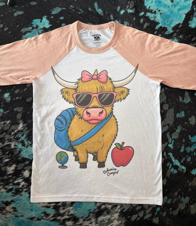 BACK TO SCHOOL HIGHLAND COW