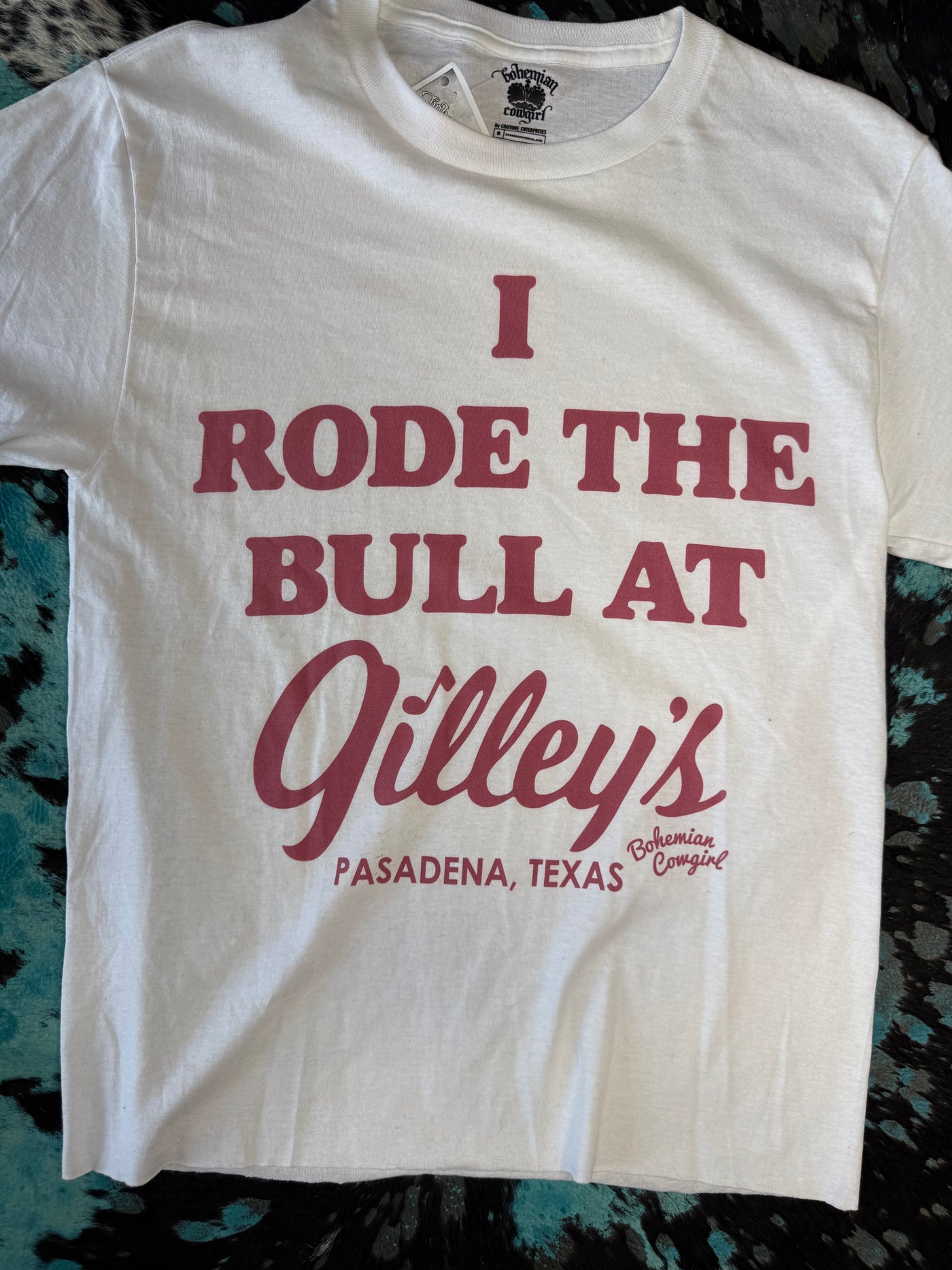 I RODE THE BULL AT GILLEY’S