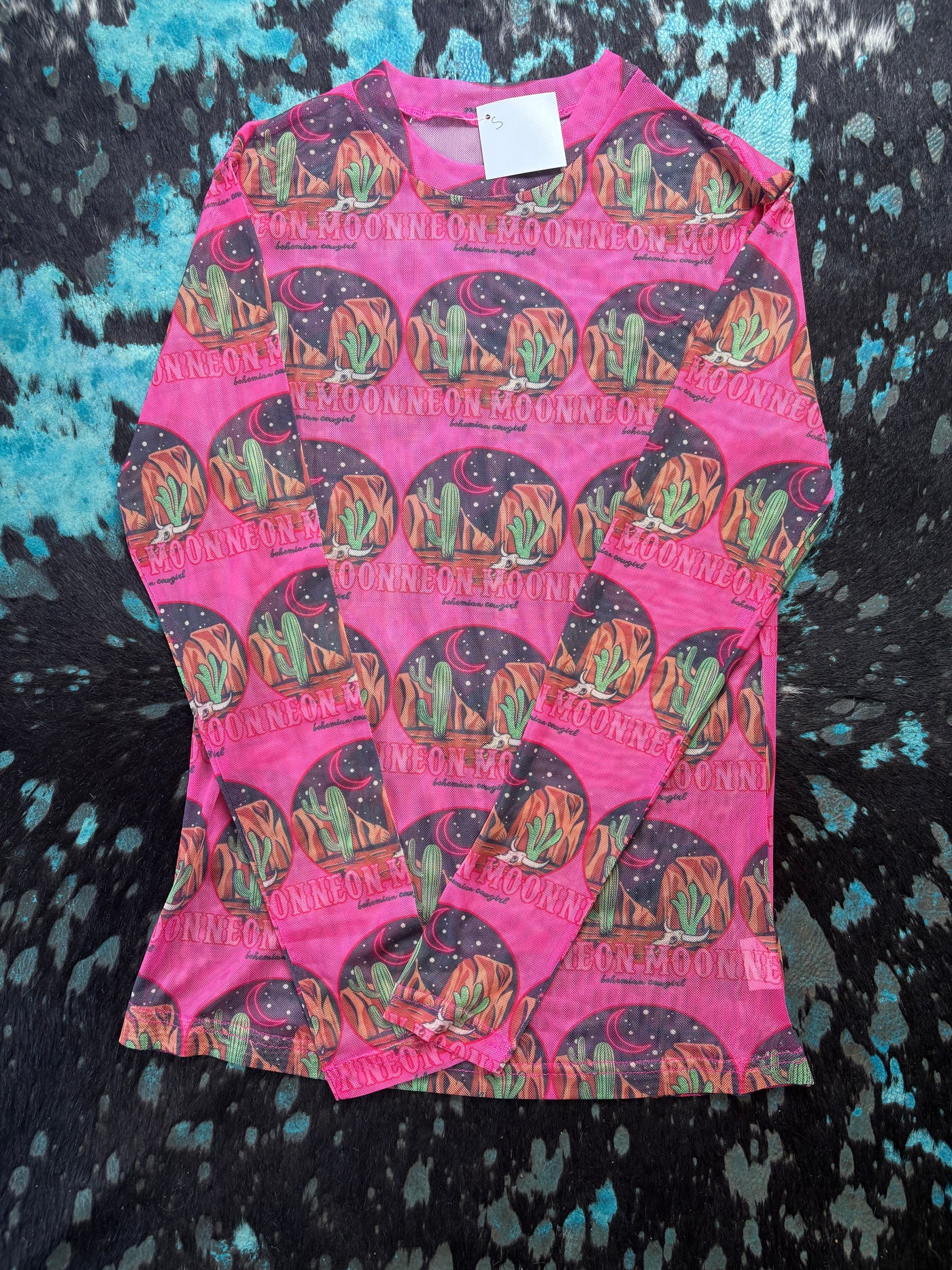 NEON MOON MESH TOP