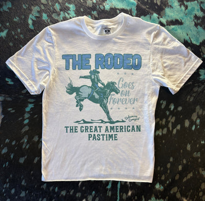 TURQUOISE THE RODEO GOES ON FOREVER