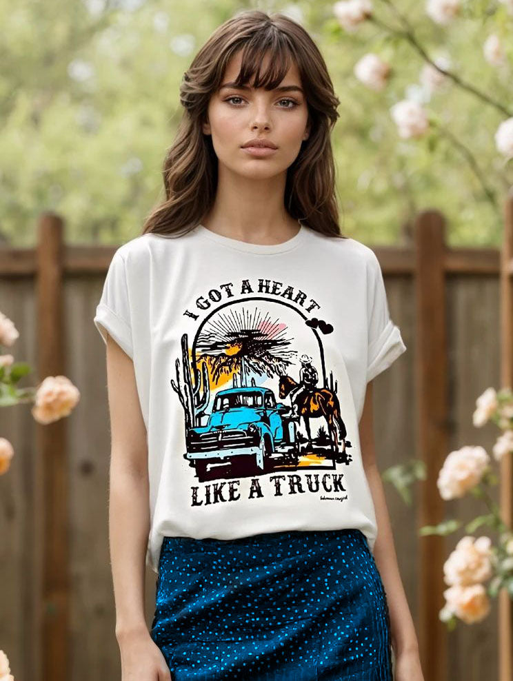 Heart Like A Truck T-Shirt