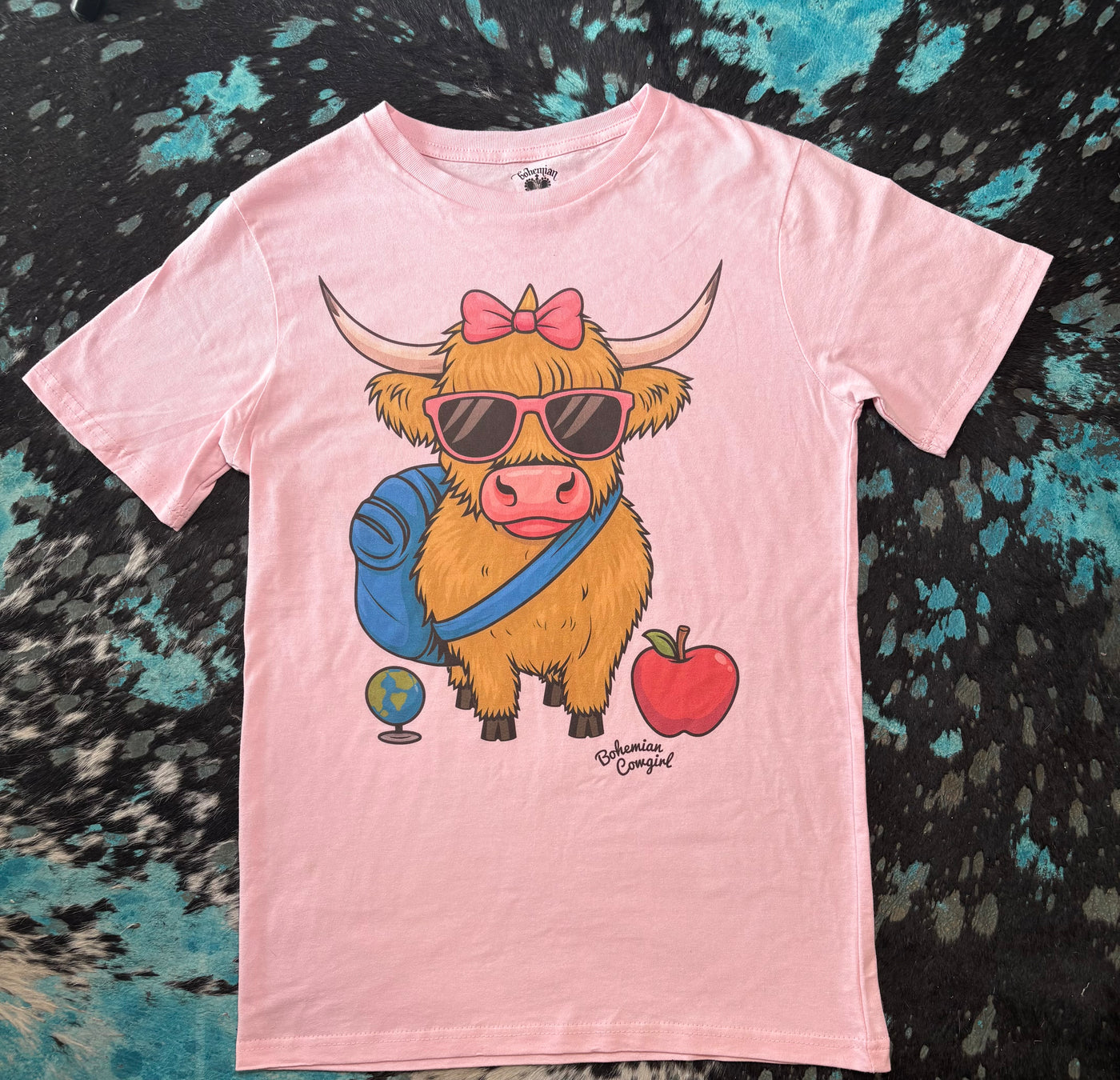 BACK TO SCHOOL HIGHLAND COW