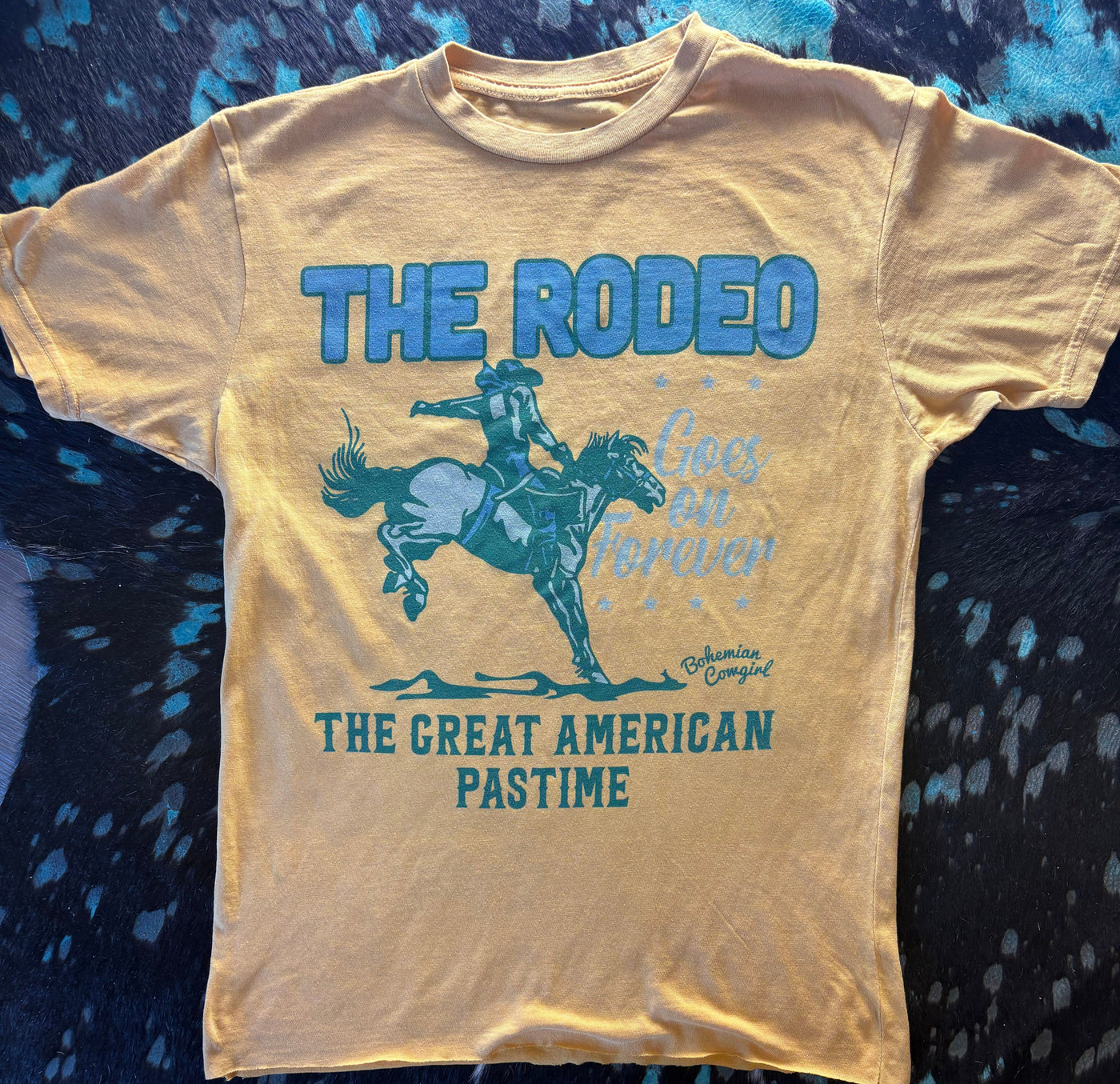 TURQUOISE THE RODEO GOES ON FOREVER