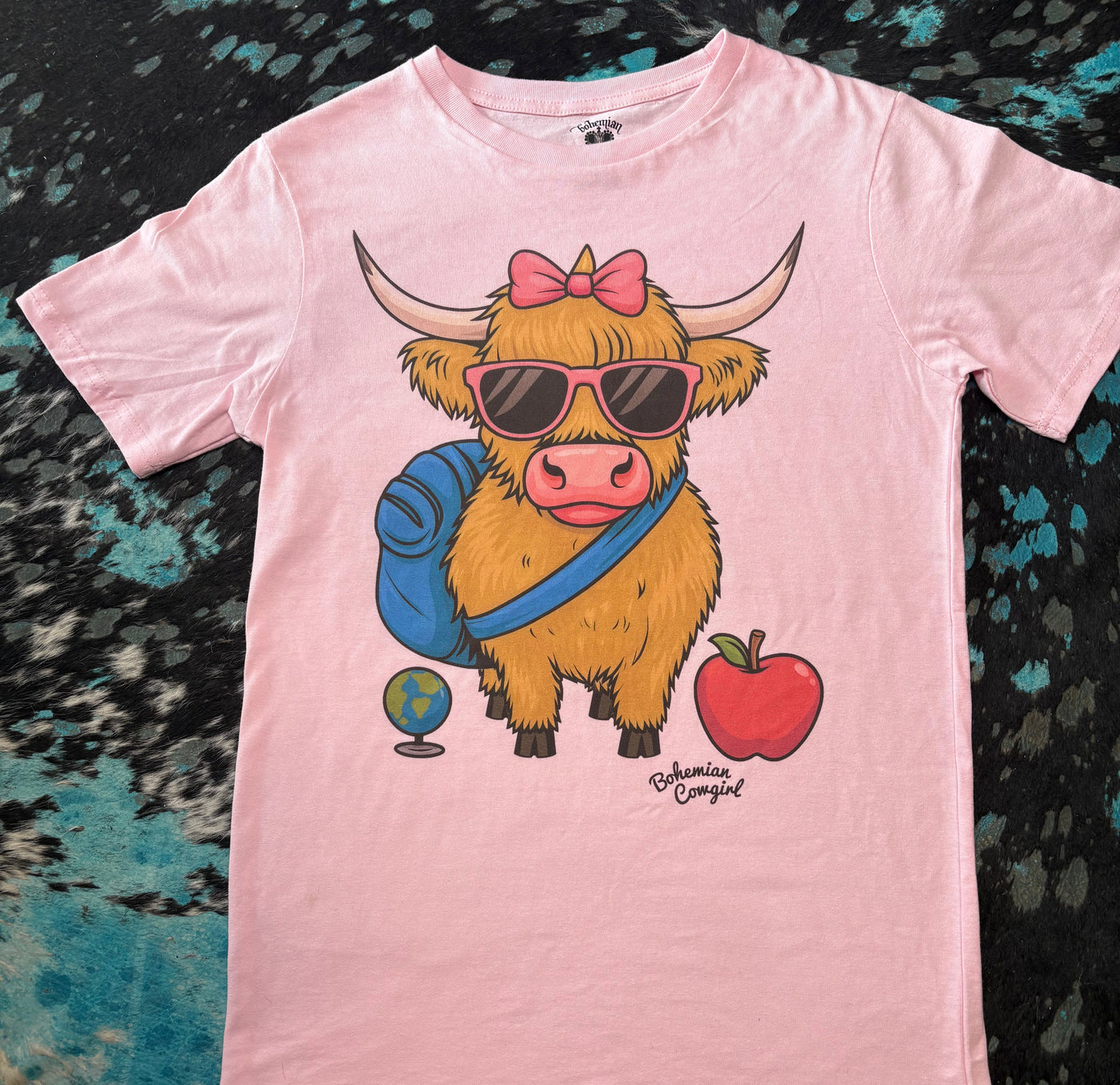 BACK TO SCHOOL HIGHLAND COW