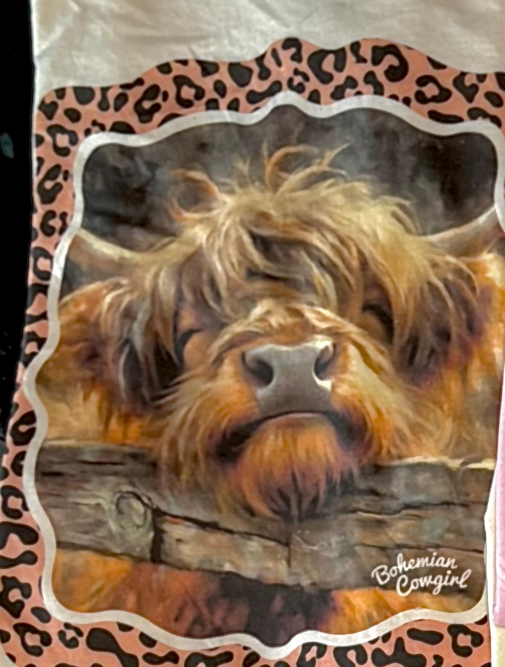 LEOPARD HIGHLAND COW