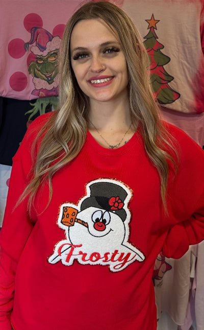 Frosty Cropped Sweatshirt