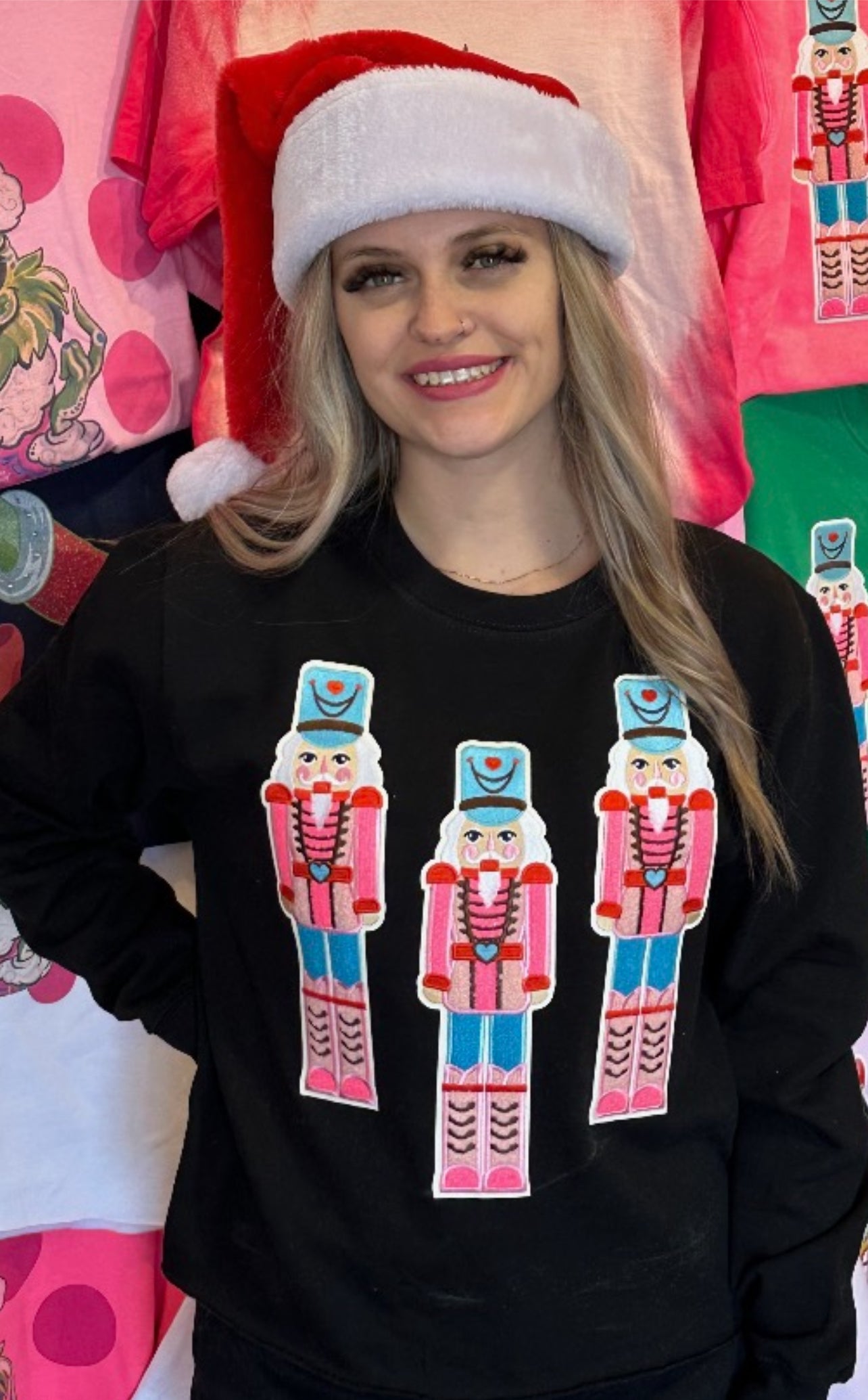 3 Nutcracker Patch Sweatshirt