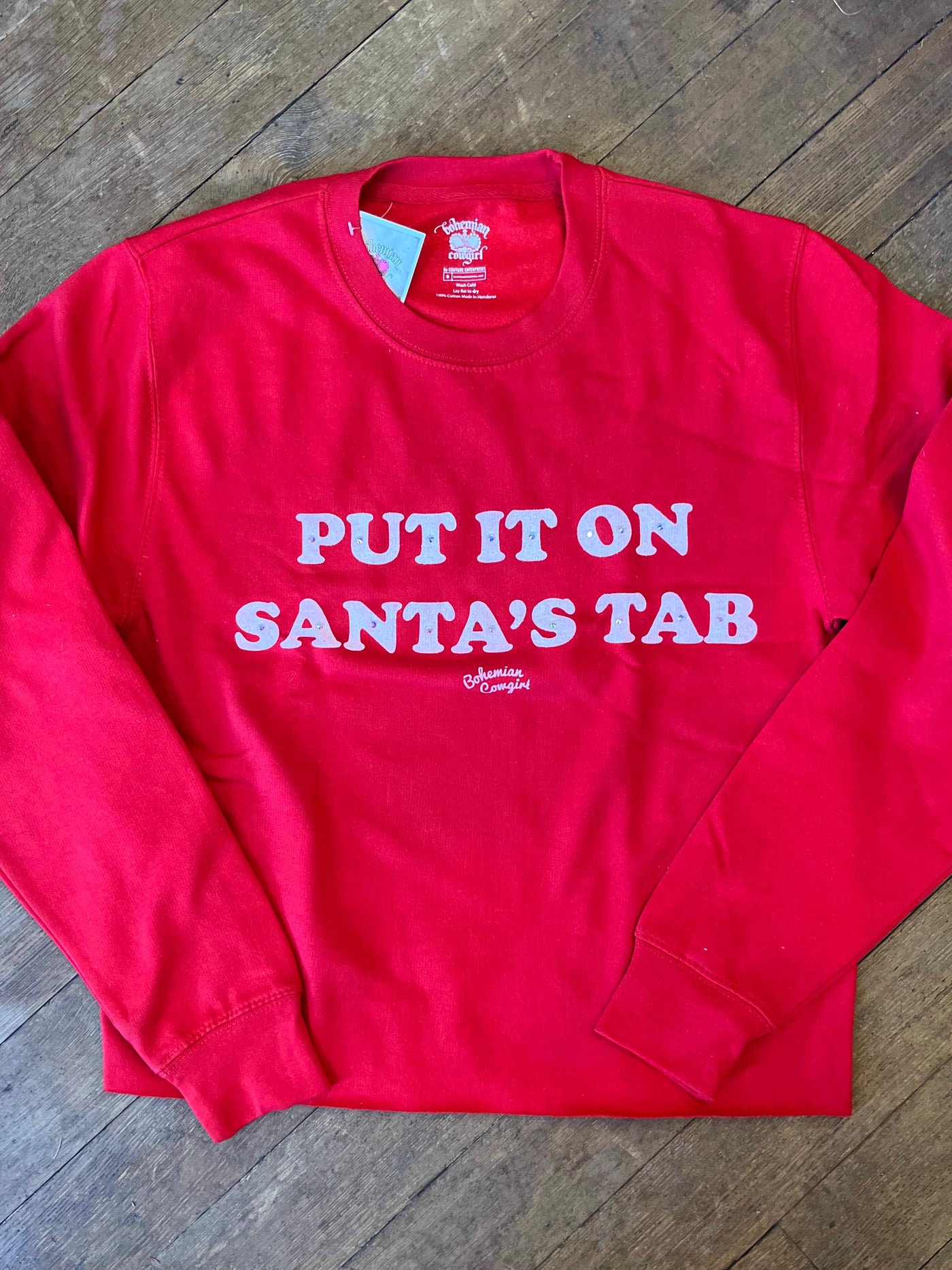 Put it on Santa's Tab Sweatshirt