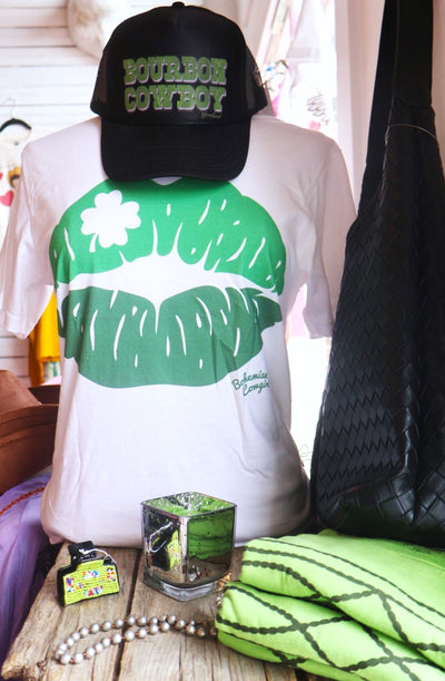 Lucky Clover Lips T-Shirt