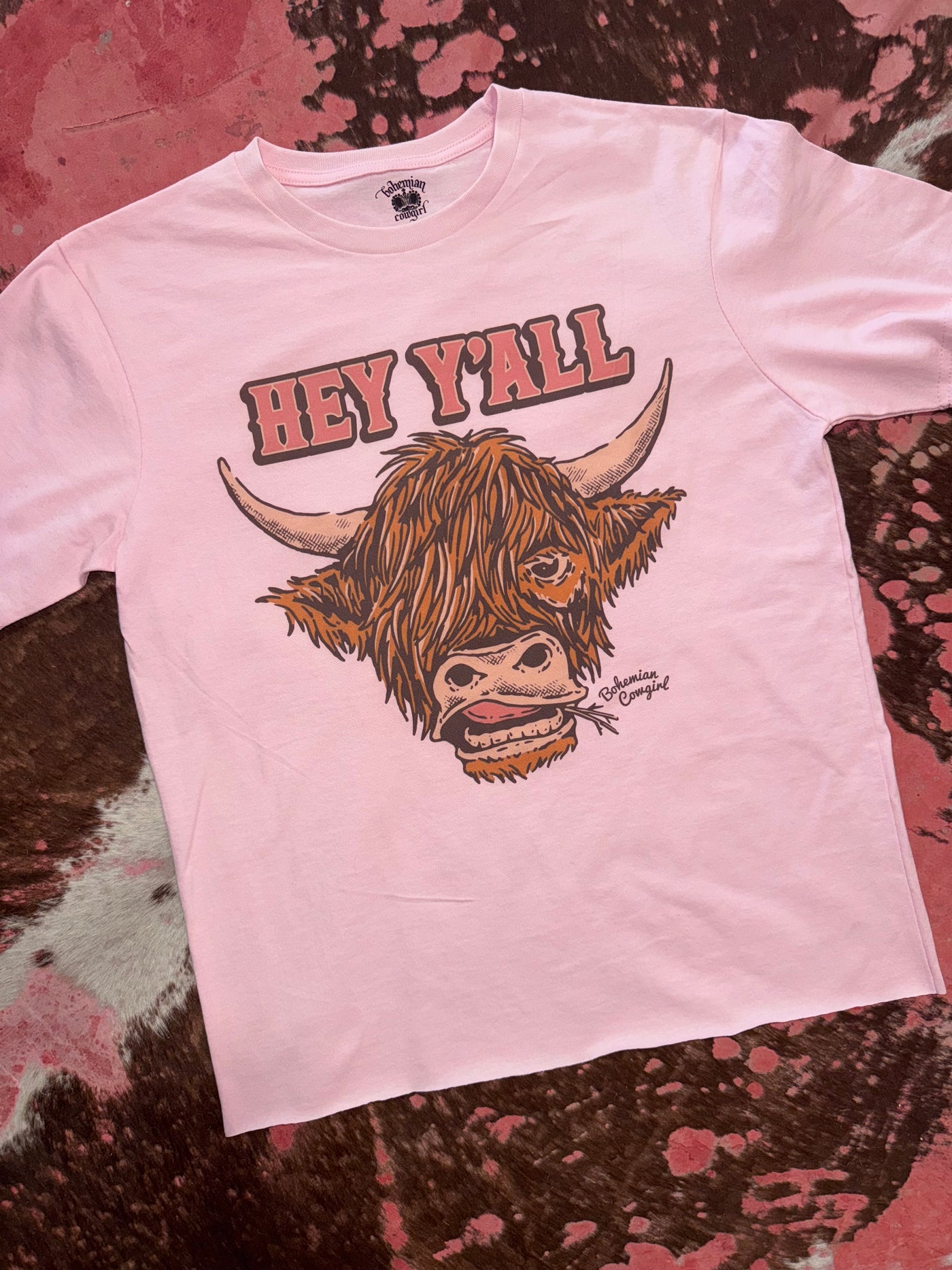 HEY Y'ALL HIGHLAND COW