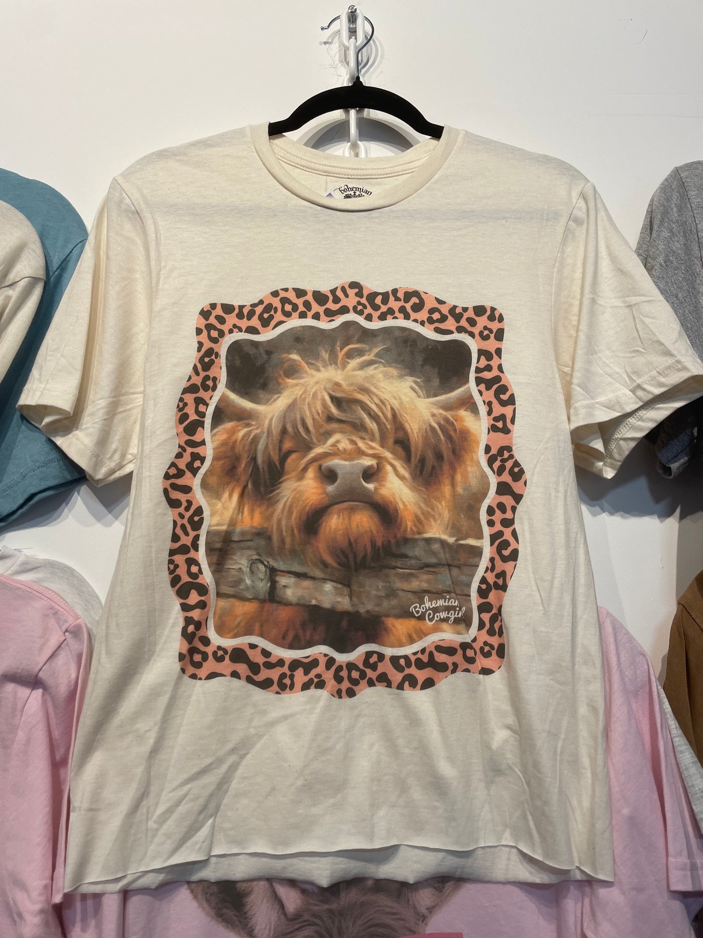 BABY HIGHLAND COW T SHIRT