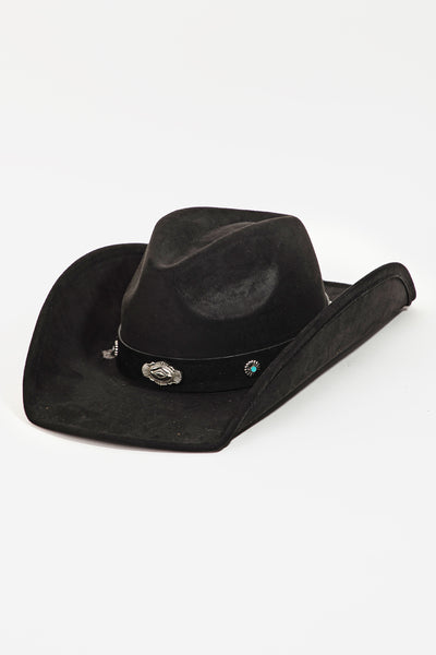 Oval Coin Belt Cowboy Hat