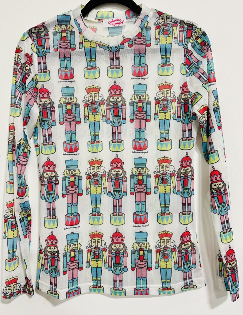 NUTCRACKER WHITE MESH SHIRT