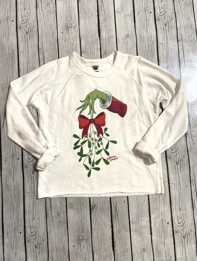 Grinch Hand Sweatshirt