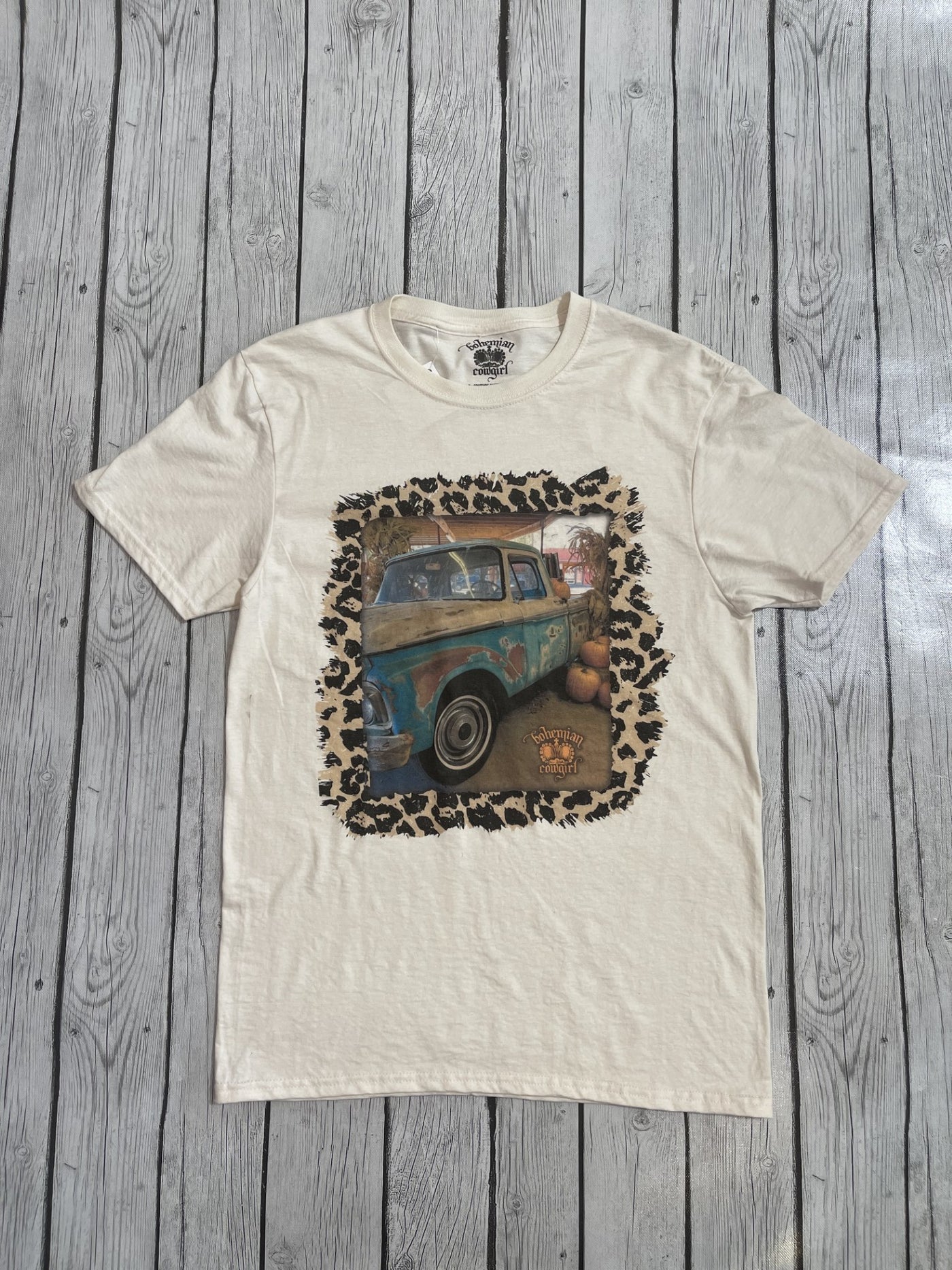 Leopard Outline Truck Top