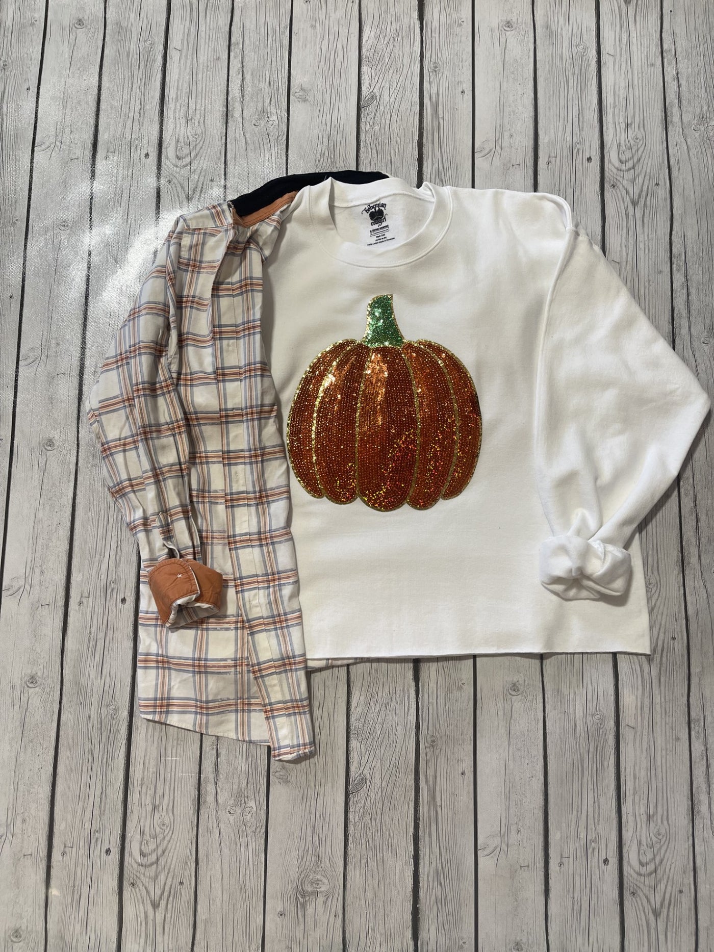 Pumpkin Patch Cropped Sweatshirt