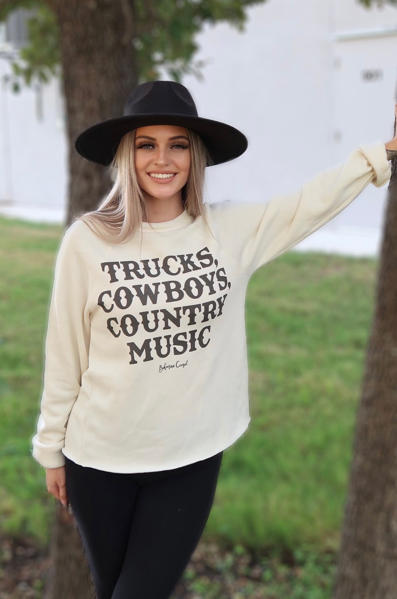 Trucks Cowboys Country Music Sweatshirt