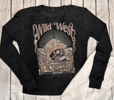 Wild West Cowboys Skull